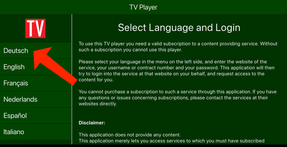 Select Language